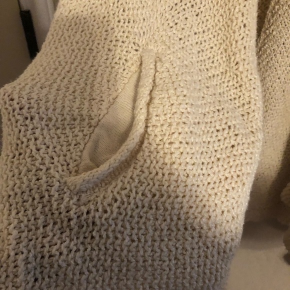 Free People sweater oversized knit sweater cardigan xs boho - Picture 5 of 12